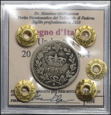 Regno d'italia Umberto I 20 Centesimi 1894 monete italiane periziata