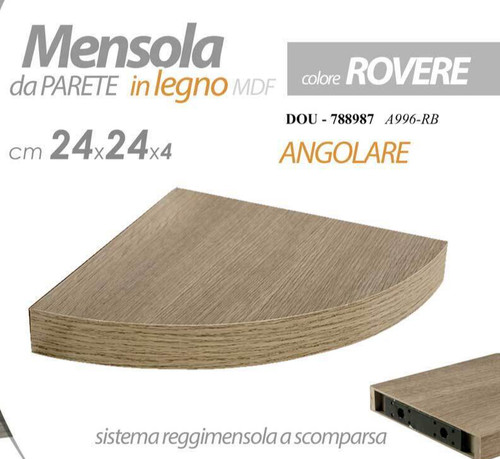 Mensola angolo angolare parete - mensola,