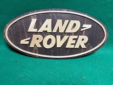 cartello insegna legno land rover pannello
