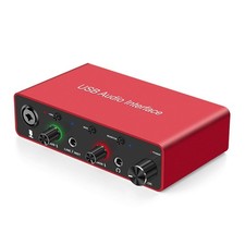 Scheda audio interfaccia audio USB 192 KHz XLR interfaccia studio per podcast4502