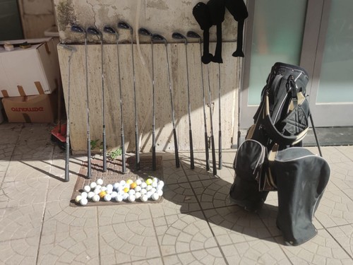 Set mazze golf - 12, con