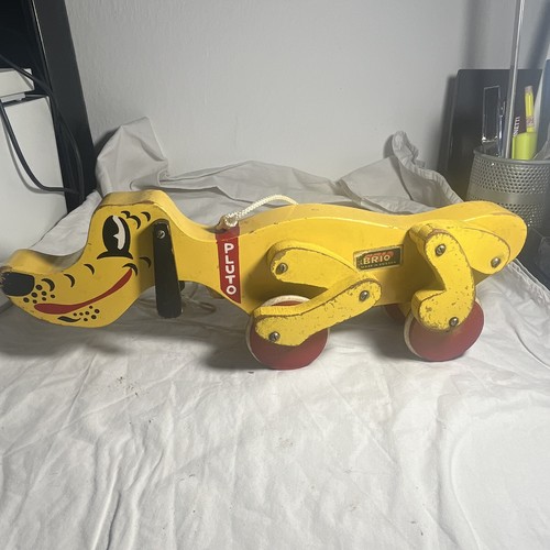 Rare vintage brio wooden pluto - rare,