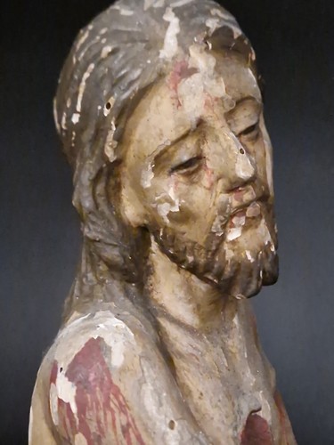 Scultura lignea antica gesù - scultura,