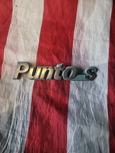 Scritta punto per fiat - punto,