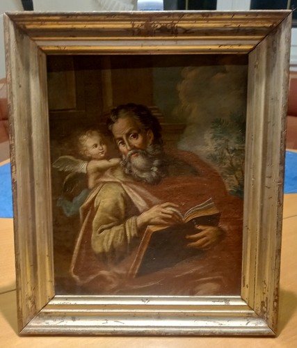 Quadro olio cornice - +, antico