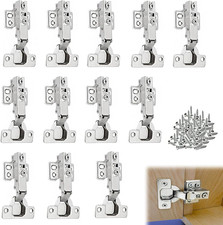 Cerniere per Ante Cucina, 12 Pezzi Cerniere per Armadi a Cerniera D'Angolo, Cern