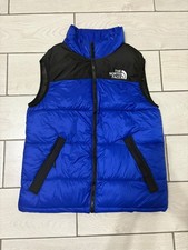 Smanicato The North Face Bicolore Blu E Nero Maxi Imbottito Taglia XLntivento