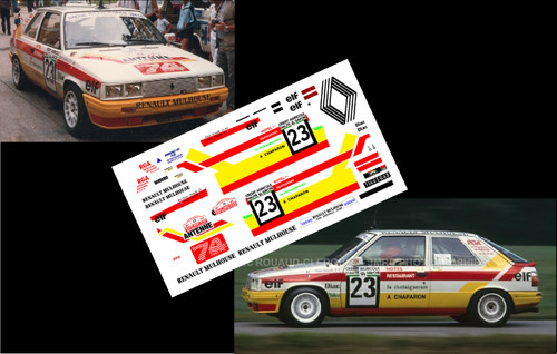 Decals renault 11 - [decals,