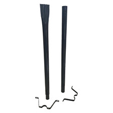 PALO SOSTEGNO PER CASSETTA POSTALE PORTALETTERE h. cm 150 - colore nero