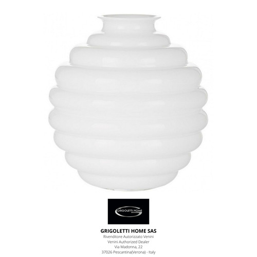 Venini vaso deco lattimo - venini,
