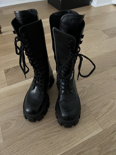 Prada monolith boots - monolith,