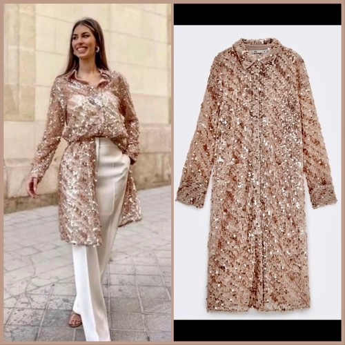 Zara camicia donna lunga - camicia,