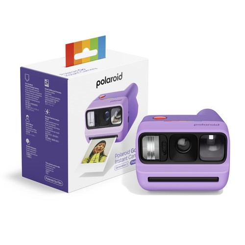 Fotocamera istantanea viola