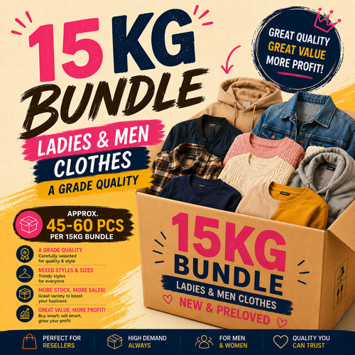 15kg adults clothing new - 15kg,