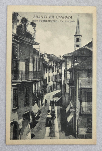 Postcard verbania omegna - verbania,