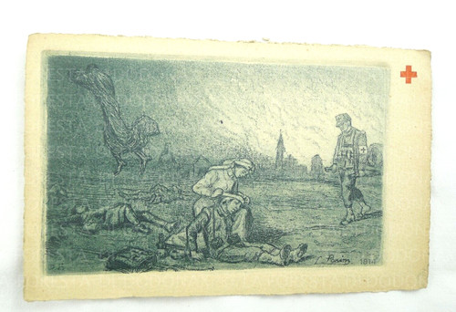 Cartolina sanità militare - sanità,