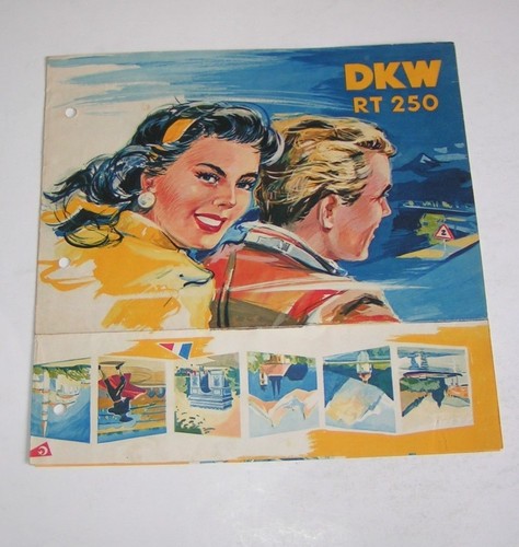 Depliant brochure moto dkw - brochure,