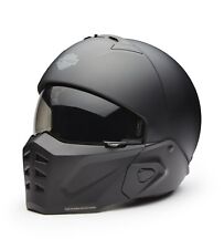 Casco moto jet Harley-Davidson H-D Ultra X16 2 in 1 taglia XL - nero opaco
