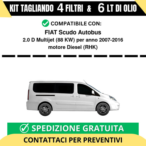 Tagliando per fiat - tagliando, scudo