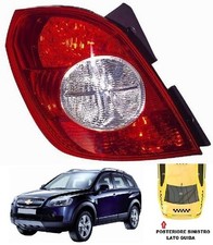 FANALE FANALINO POSTERIORE SX CHEVROLET CAPTIVA 2006-2010 BIANCO-ROSSO NUOVO