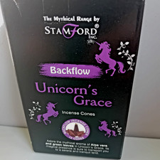 Coni di incenso Naturali aloe vera  a reflusso per incensiere Blackflow Yoga