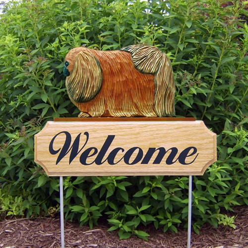 Pechinese legno welcome - pechinese,