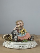Scultura “Frittata” Tiziano Galli – Porcellana Capodimonte Vintage Anni ‘50