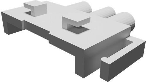 Clip frontale bezel per server - clip,