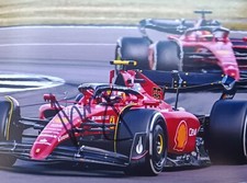 Autograph Autografo Original  F1  CARLOS SAINZ 20 x 15 cm