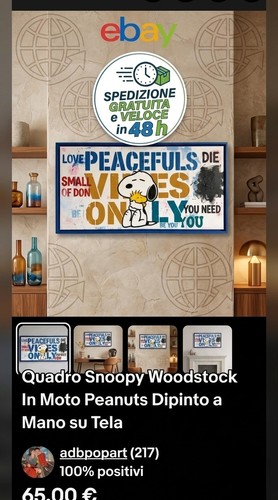 Quadro snoopy woodstock - quadro,