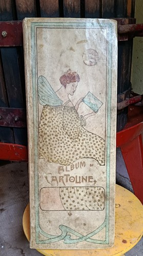 Antico album per cartoline - antico,