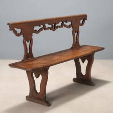 Panca antica noce legno - panca,