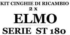 KIT 2 CINGHIE DI RICAMBIO  X PROIETTORE ELMO ST 180 EM-M-MO