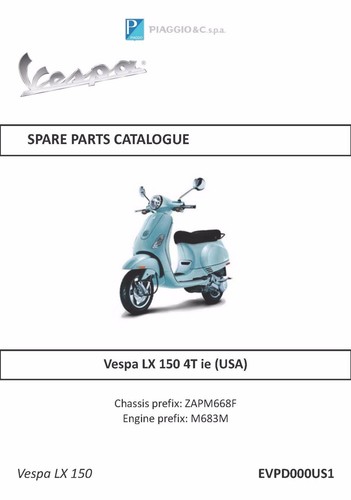 Piaggio vespa parts - vespa,