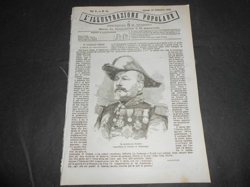 1870 generale urich - 1870, strasburgo