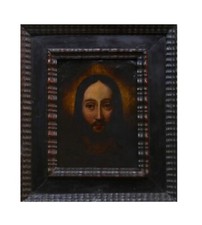 VOLTO SANTO- ANTICO DIPINTO SU