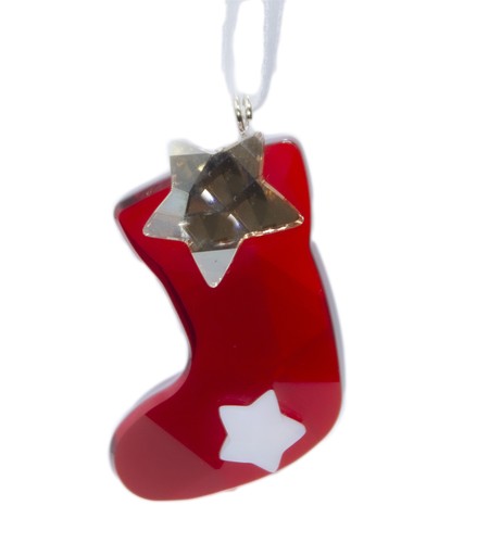 Swarovski ornamento calza - swarovski, ornamento,
