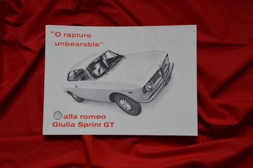 Alfa romeo giulia sprint - sprint, gt