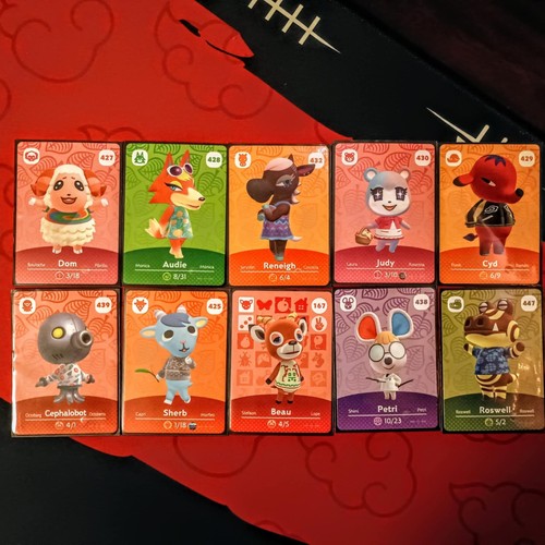 Lotto carte amiibo animal - carte,