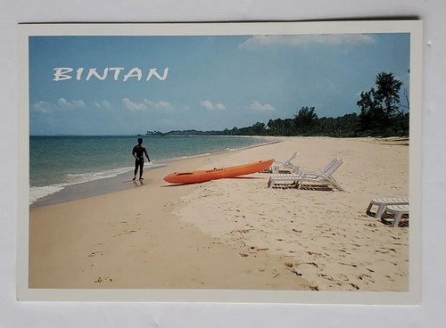 Cartolina bintan isola uomo - bintan,