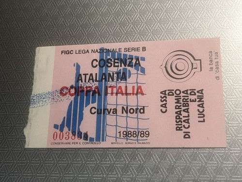 Cosenza atalanta 1988 coppa - 1988/89,