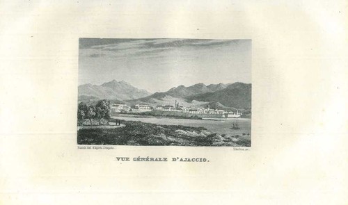 Veduta ajaccio - veduta, di