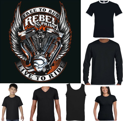 Maglietta moto uomo - biker,