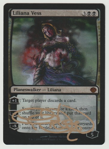 Foil firmato oro liliana vess - liliana,