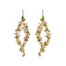 Orecchino in argento placcato