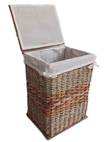 Cesto porta biancheria vimini - cesto,