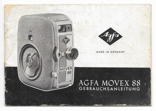 Agfa movex cine camera - movex, 88.