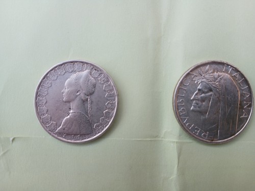 Monete 500 lire - monete, argento