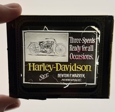 Antica foto pubblicitaria moto