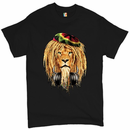 Shirt rasta lion con - t-shirt,